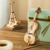 RoboTime dřevěné 3D puzzle Violoncello 5