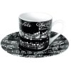 2634 hrnek s partiturou vivaldi espresso cerny s podsalkem