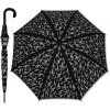 Deštník s houslovými klíči černý - dlouhý