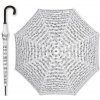 Deštník s notami bílý (dlouhý)