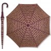 Deštník s notami bordó - dlouhý