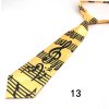Kravata žlutá s houslovým klíčem