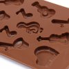 Silikonová forma na čokoládu - HUDEBNÍ NÁSTROJE