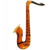 Oranžový nafukovací saxofon