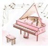 8991 drevene 3d puzzle klavir