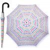 Deštník PARTITURA s barevnými notami - dlouhý