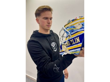 Černá mikina HUF57  Unisex mikina HUF57 černá