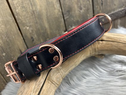 Obojek kožený hladký