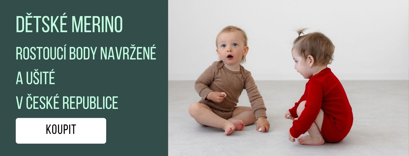 HugMe - dětské merino body