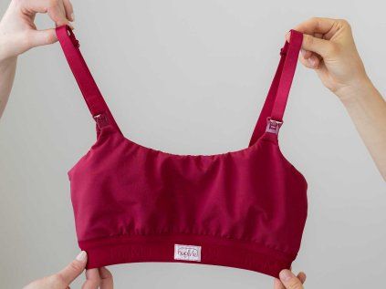 podprsenka hugme bezesva bordo 4