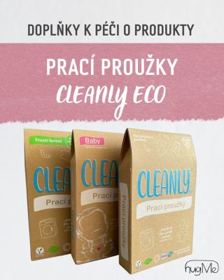 🌿 Šetrné praní s Cleanly Eco proužky! Cleanly Eco Prací proužky – prací prostředek nové doby, který kombinuje prací sílu s...