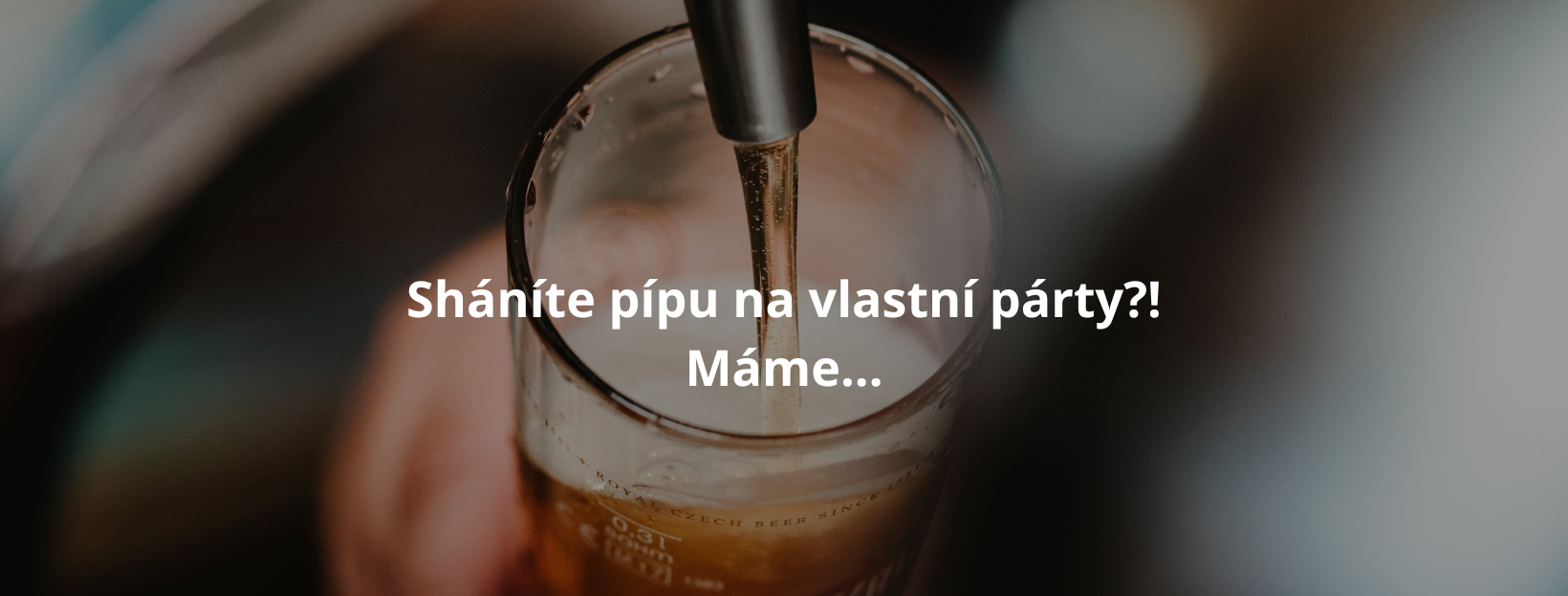 Půjčujeme pivní pípy