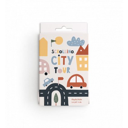 Scrollino CITY Tour Book Design Concept Front view Interactive 1