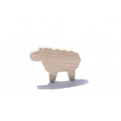 Dřevěná figurka ovečka