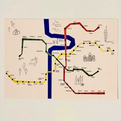 Verzone Pražský pohled A5 metro
