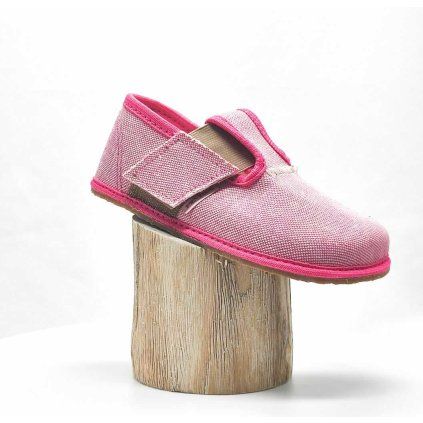 Barefoot papučky růžové