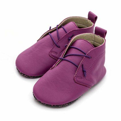 Barefoot capáčky Liliputi - Urban Fuchsia Paws