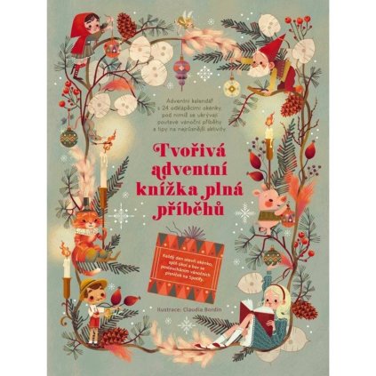 albatros Tvořivá adventní knížka plná příběhů