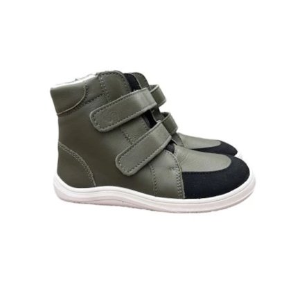 Barefoot dětské zimní boty Baby Bare FEBO WINTER Bosco zelené