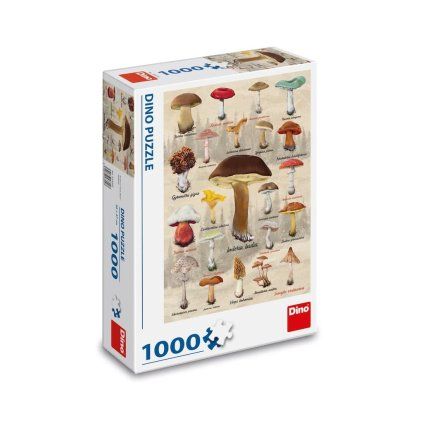 Puzzle Houby koláž - 1000 dílků