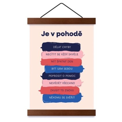 tabasamu Plakát Pohoda