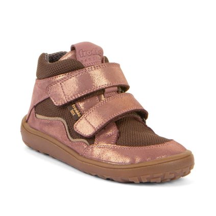 Dětské barefoot boty FRODDO TEX AUTUMN Pink/Gold