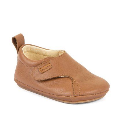 Dětské barefoot capáčky FRODDO WALKERS Cognac