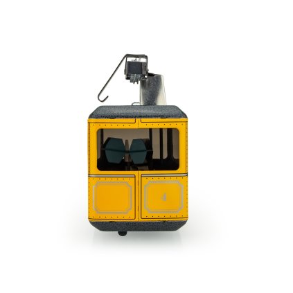 Lanovka na klíček žlutá