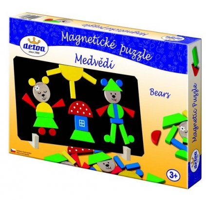 Magnetické puzzle medvědi