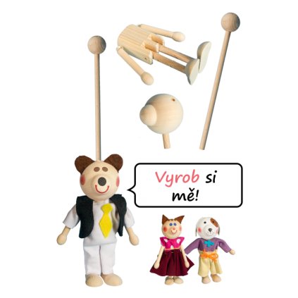 kreativni sada zviratko medvidek