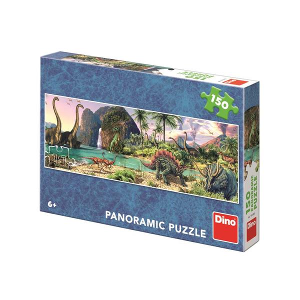 Puzzle Dinosauři u jezera 150 dílků