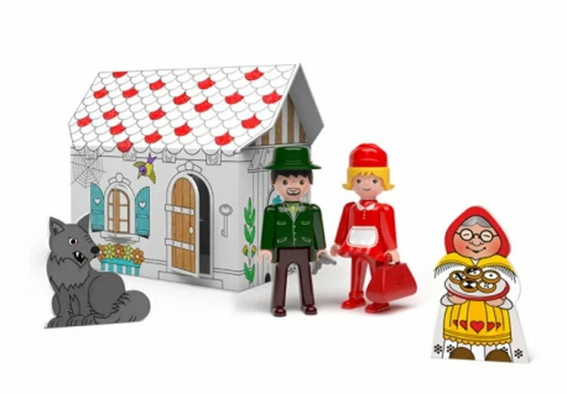 IGRÁČEK Červená Karkulka - kreativní set s pohádkou EFKO – karton, s.r.o.