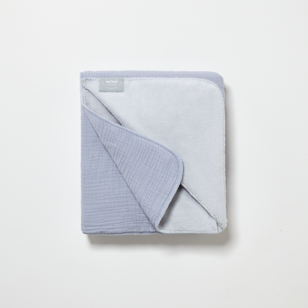 Mušelínová deka oboustranná Arctic Blue