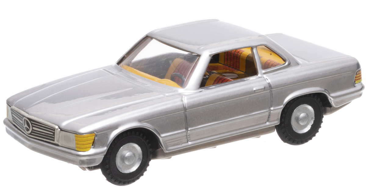 Mercedes Coupe stříbrný