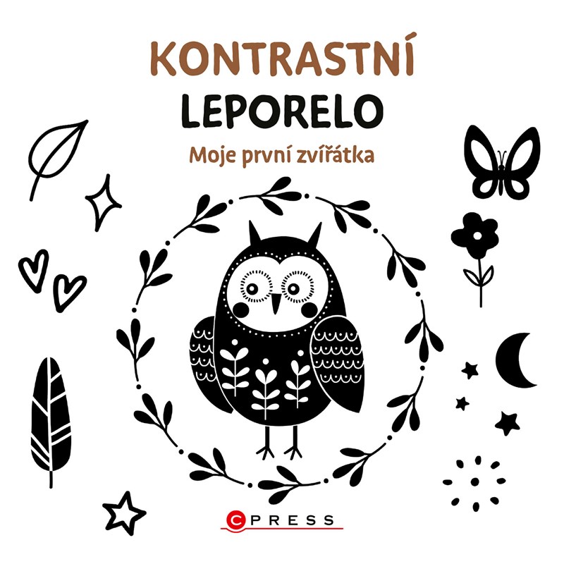 Kontrastní leporelo: Moje první zvířátka - kolektiv