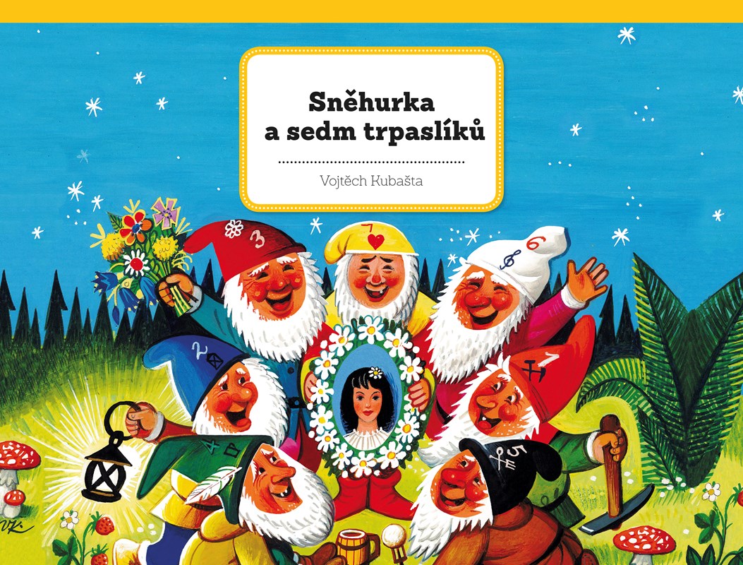 Knížka Sněhurka a sedm trpaslíků unikátní prostorové pohádky CZ text 26,5x20,5cm