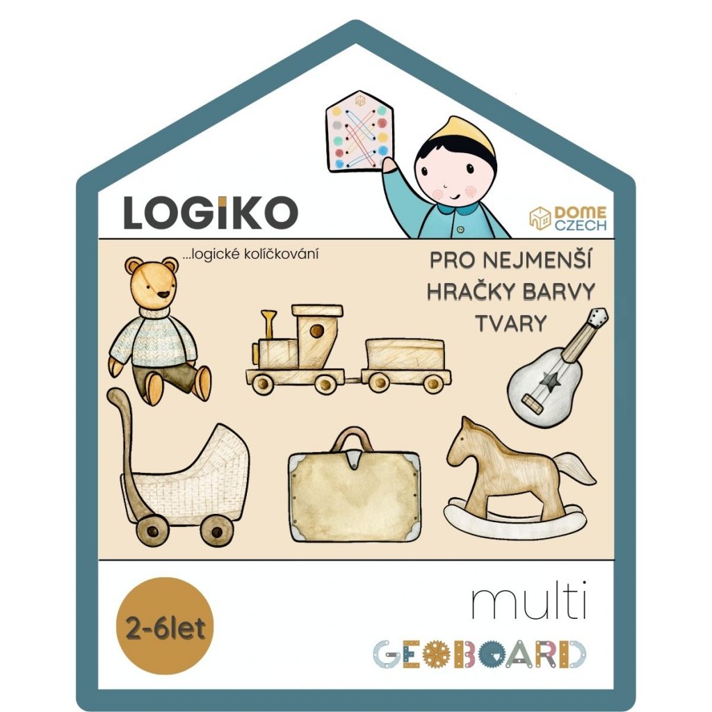 Geoboard Logiko Logiko: Hračky, barvy, tvary