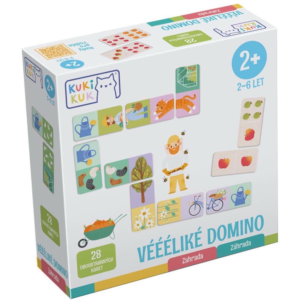 KukiKuk 80038 Véééliké domino Zahrada