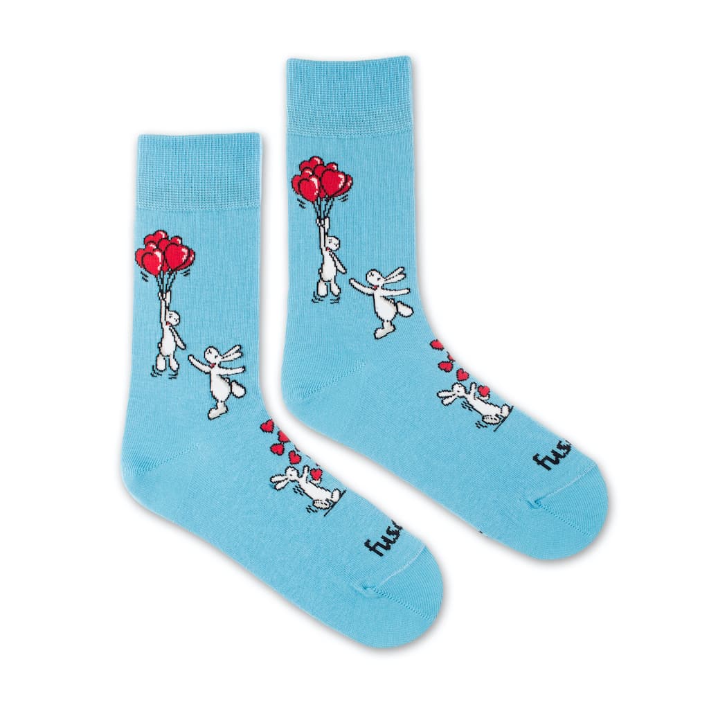 Ponožky pro dospělé Bob a Bobek varianta: s láskou, Velikosti dospělé: S (35-38)