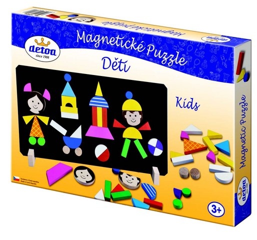 Detoa magnetické puzzle děti