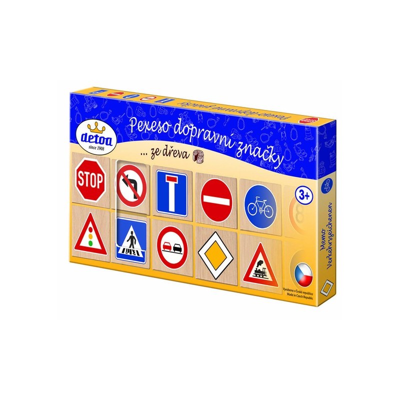 Detoa Pexeso dopravní značky