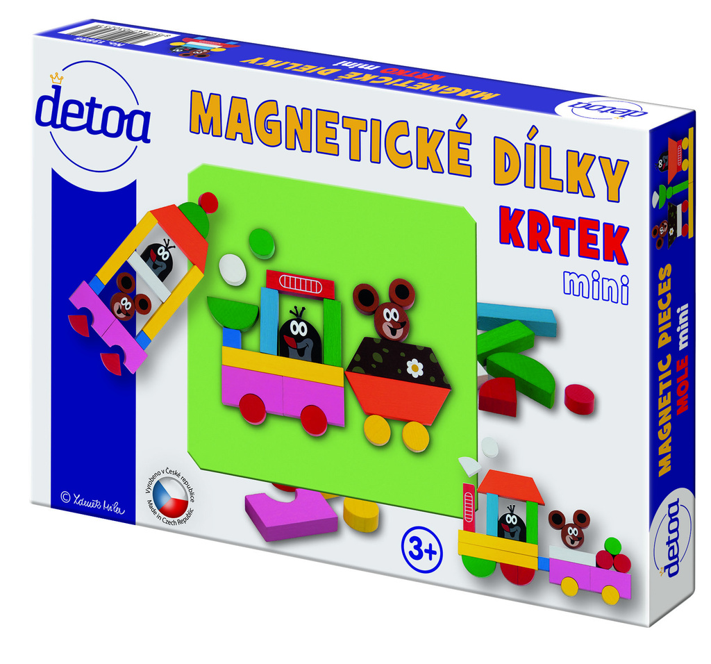 Detoa magnetické dílky Krtek MINI