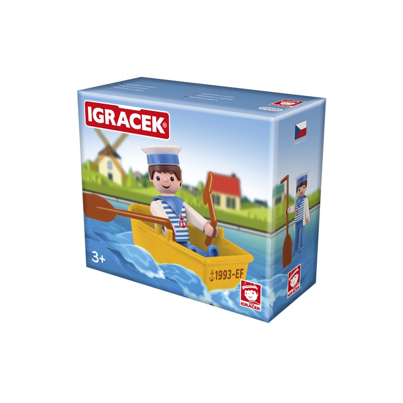 IGRÁČEK - Námořník s lodičkou EFKO – karton, s.r.o.