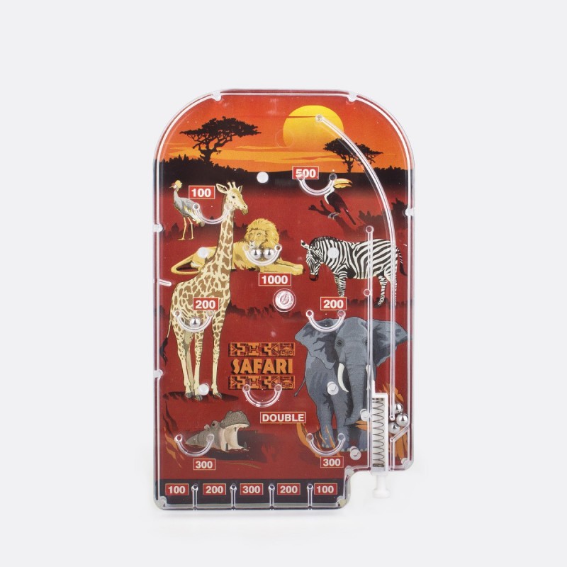 Pinball Tivoli zvířátka společenská hra hlavolam 19x21cm v sáčku