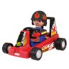Igráček Závodník s červenou motokárou