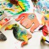 Dotvoř a poskládej - 3D papírová zvířátka - Malá a Velký