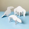 Dotvoř a poskládej - 3D papírová zvířátka - Velký set