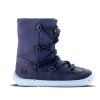Dětské zimní barefoot boty Be Lenka Snowfox Kids 2.0 - Dark & Light Blue