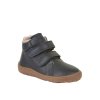 Dětské zimní zateplené barefoot boty FRODDO FURRY Dark Blue