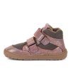 Dětské zimní barefoot boty FRODDO TEX WOOL Pink/Gold
